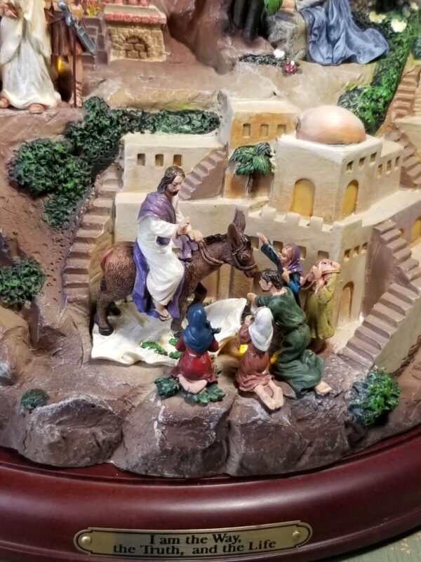 Thomas Kinkade Hawthorne Faith Mountain Masterpiece Edition Numbered Tree Lightd