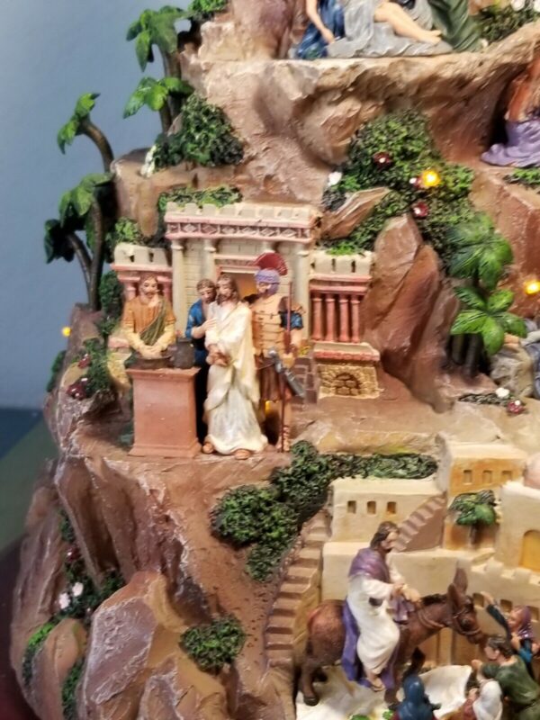 Thomas Kinkade Hawthorne Faith Mountain Masterpiece Edition Numbered Tree Lightd