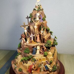 Thomas Kinkade Hawthorne Faith Mountain Masterpiece Edition Numbered Tree Lightd