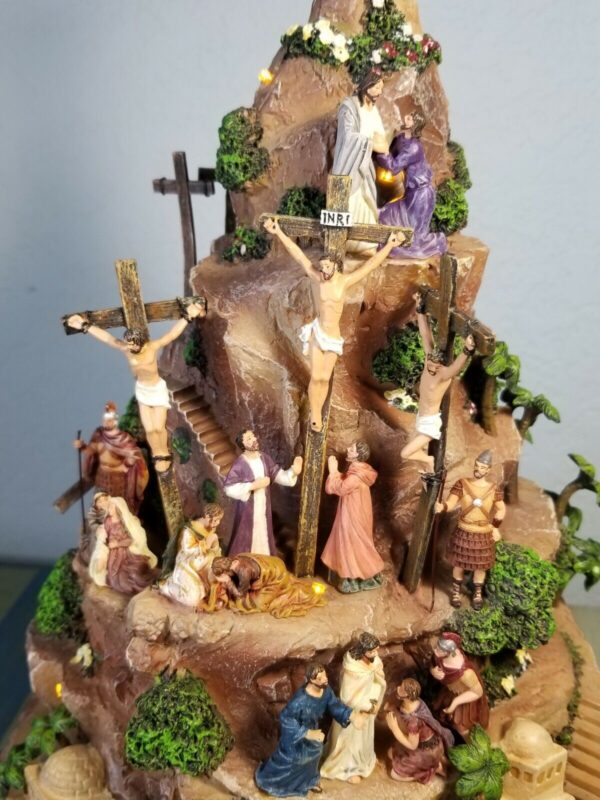 Thomas Kinkade Hawthorne Faith Mountain Masterpiece Edition Numbered Tree Lightd