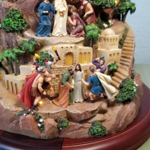 Thomas Kinkade Hawthorne Faith Mountain Masterpiece Edition Numbered Tree Lightd
