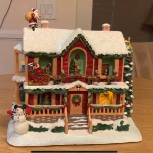 Twas The Night Before Christmas Illuminating Store House 9 Inches Height