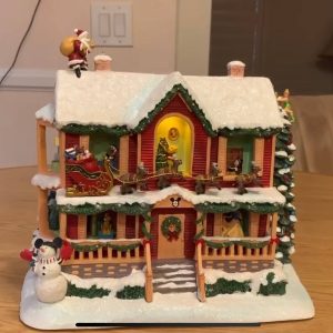Twas The Night Before Christmas Illuminating Store House 9 Inches Height